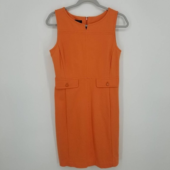 Talbots Dresses & Skirts - Talbots Orange Ponte Knit Shift Dress P